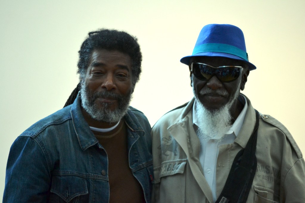 Wadada and Pharoah after their interview.